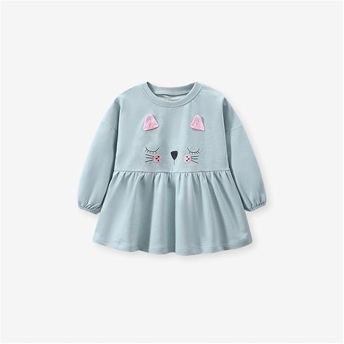 Little Girls Unicorn Outfits 2 Piece Kids Ruffle Sleeve Sweatshirt + Leggings - Image 6