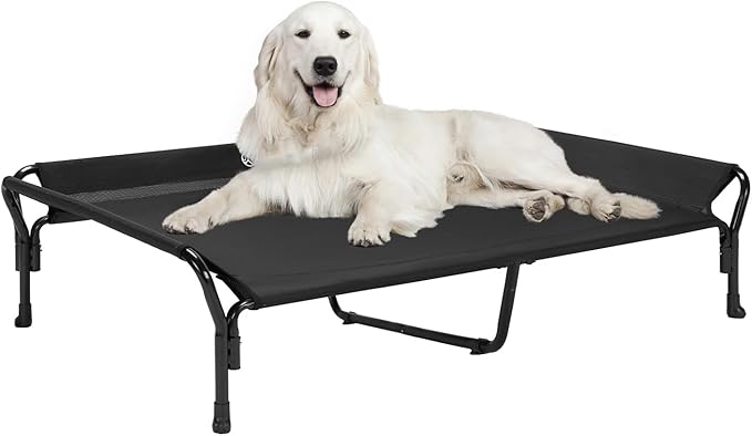 Veehoo Cooling Elevated Dog Bed, XL Raised Pet Cot by Veehoo