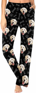 Custom Face Pajamas Pants Personalized Sleepwear Bottoms by MyPupSocks