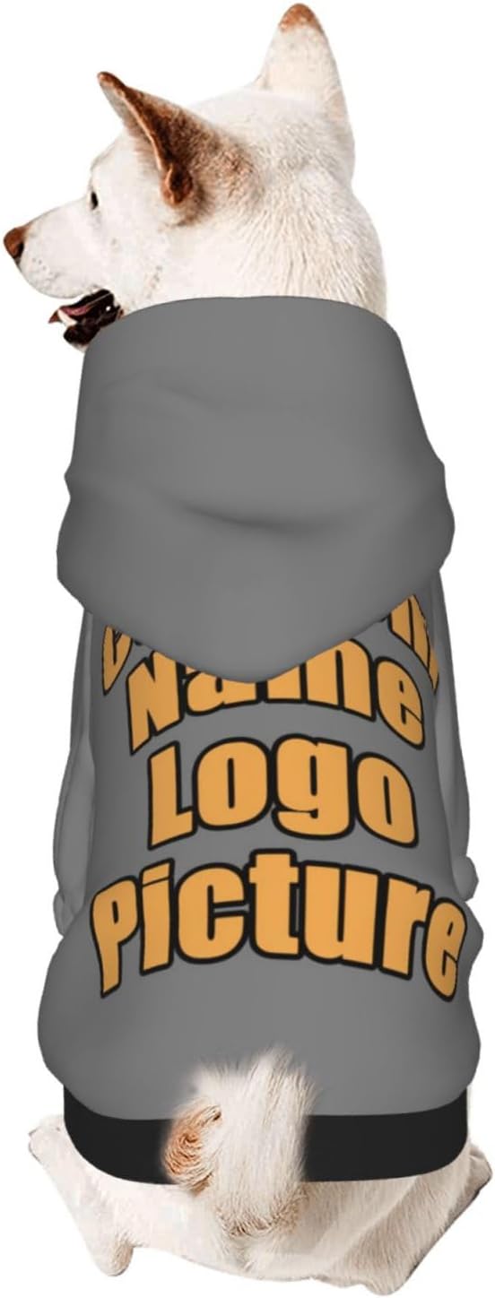 Custom Dog Hoodies for Small Dogs Costume Xmas Pajamas Outfit Pullover Winter - Image 2
