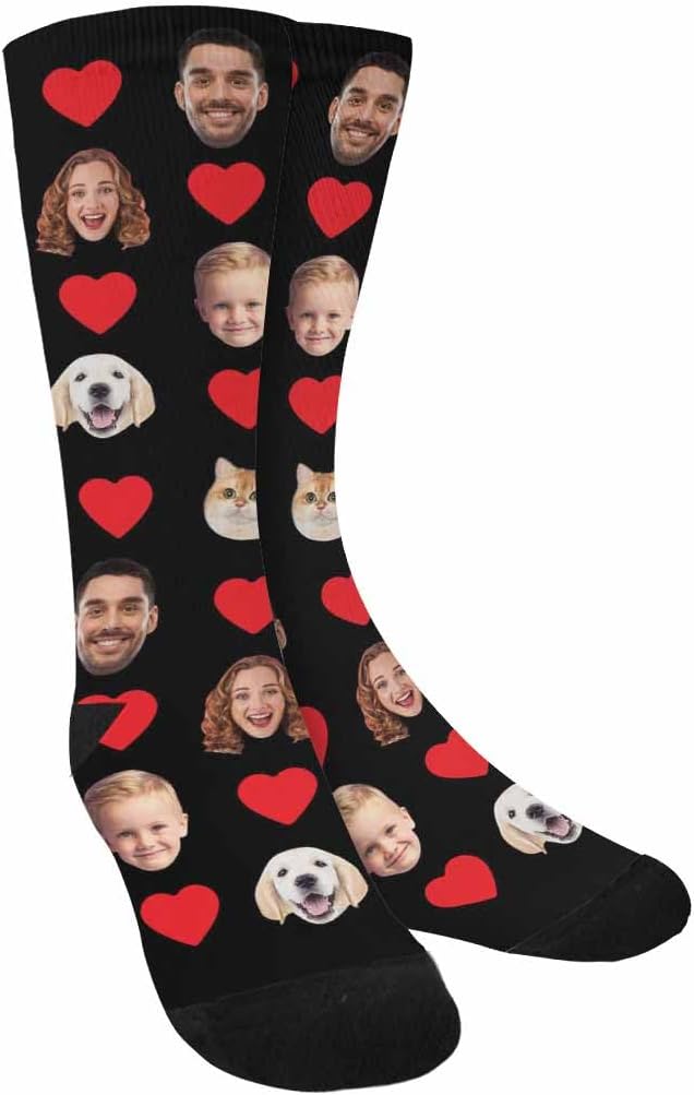 Artsadd Custom Pajamas for Women Men Family, Personalized Face Pjs Pajama Pants - Image 6