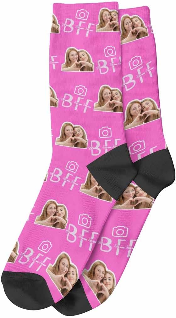 Artsadd Custom Face Socks for Dad Fathers Day Gift Novelty Personalized Photo - Image 6