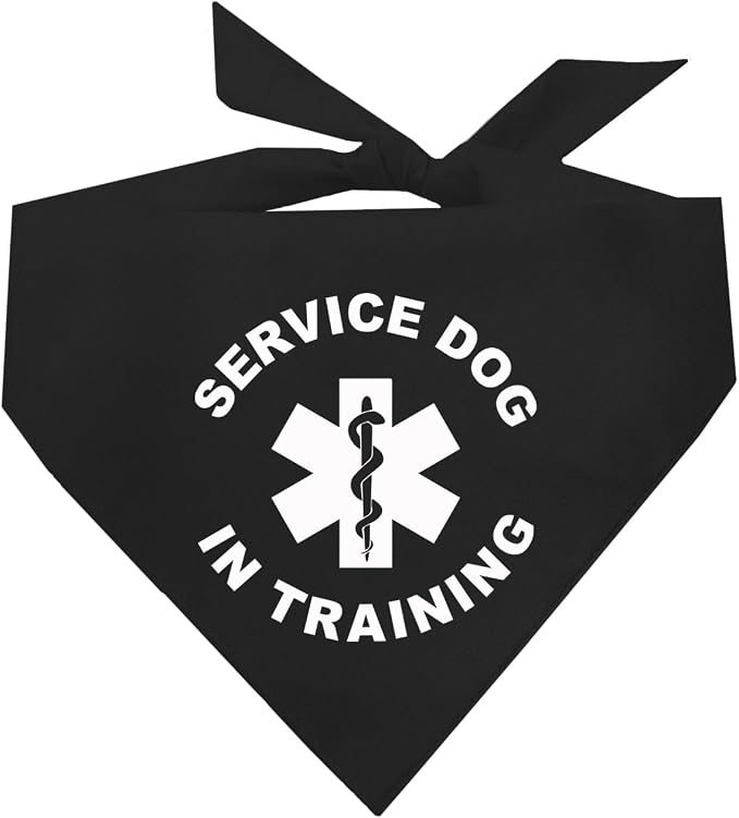 Service Dog in Training Dog Bandana by TeesTails