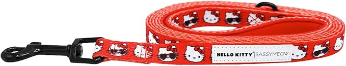 Sassy Woof Hello Kitty® Red Classic Cat Leash 60-Inch by SassyWoof