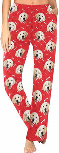 Custom Face Pajamas Pants Personalized Sleepwear Bottoms by MyPupSocks