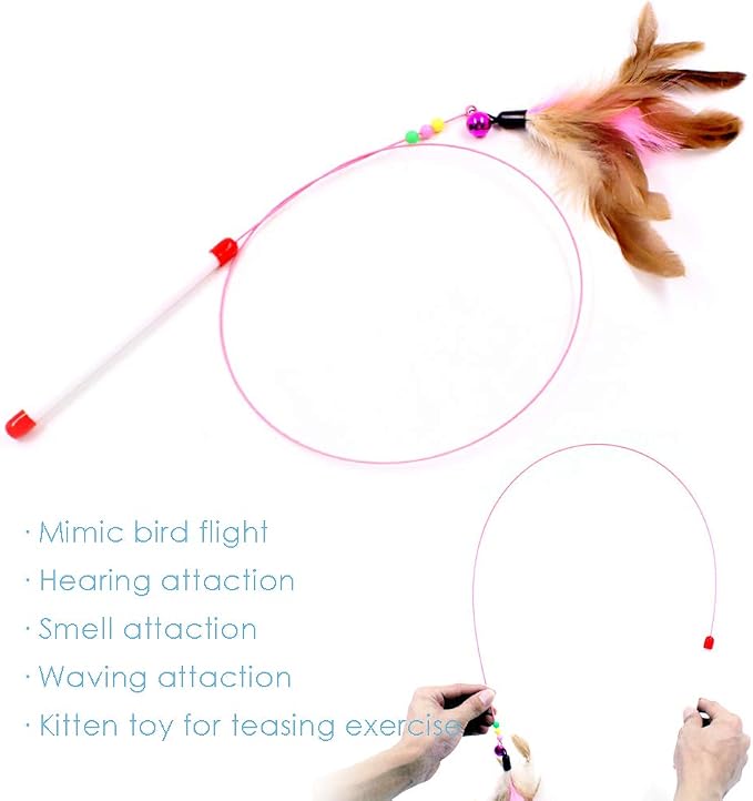 MAIYU Cat Feather Wand Toy - Image 4