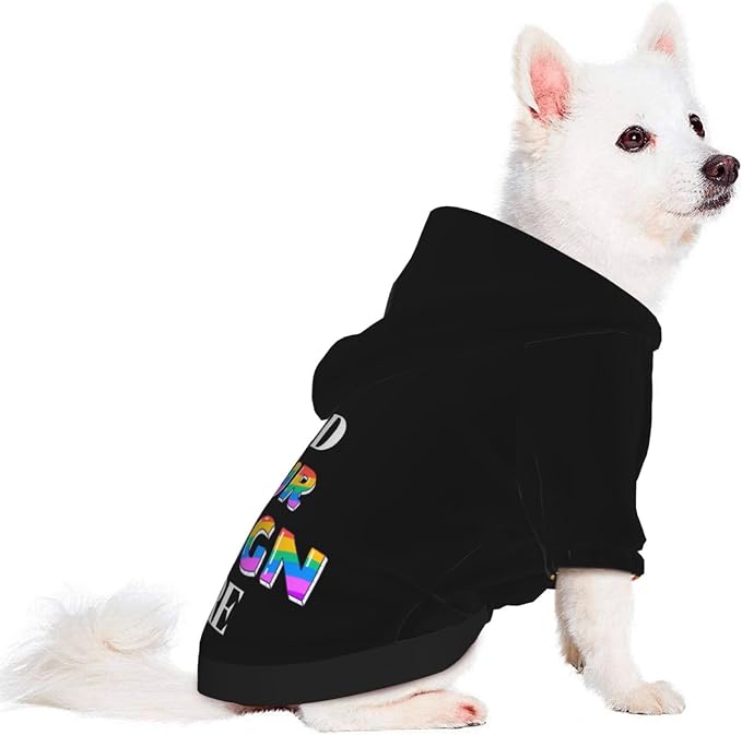 Personalized Dog Hooded Sweatshirt, Custom Pet Pullover Hoodie Design Your Own - Image 2