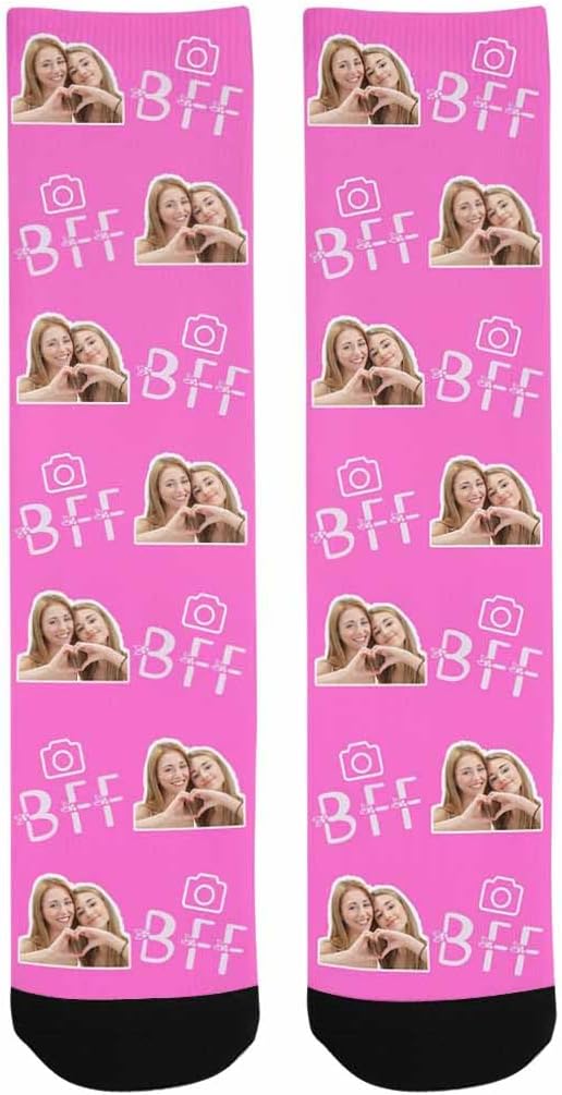 Artsadd Custom Face Socks for Dad Fathers Day Gift Novelty Personalized Photo - Image 7