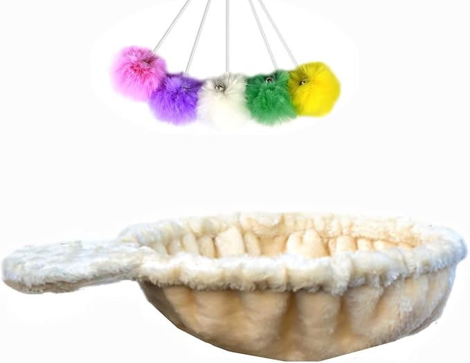 SHENGOCASE 13" Beige Nest Basket Lounger Hammock Bed by SHENGOCASE