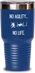 Agility Dog Life, Gift for Agility Enthusiast, Hot Cold Insulated Tumbler by Unknown