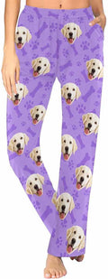 Custom Face Pajamas Pants Personalized Sleepwear Bottoms by MyPupSocks
