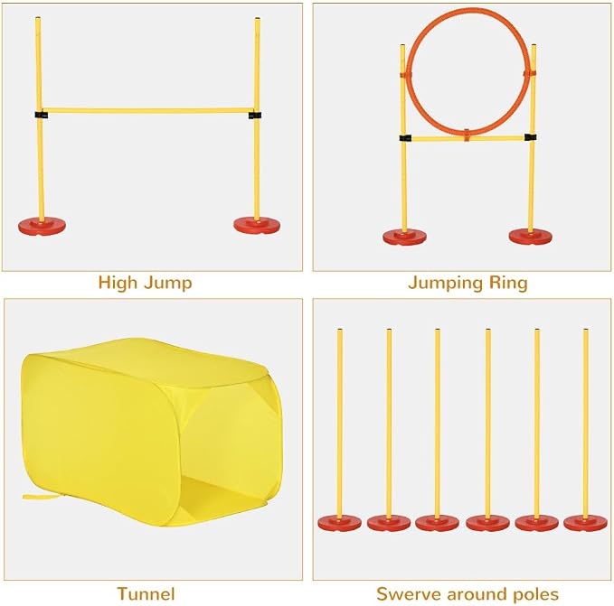 4-Piece Dog Agility Training Equipment - Image 5