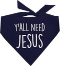 Y'all Need Jesus Christmas Easter Religious Dog Bandana by TeesTails