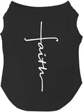Faith Cross Dog Tee Shirt Sizes by TeesTails