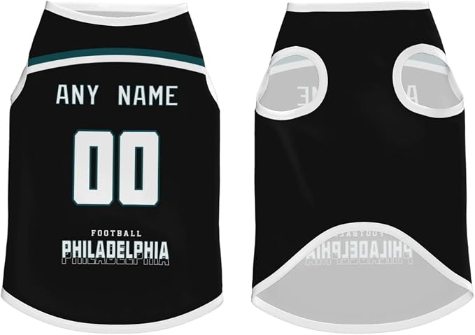 Philadelphia Custom Pet Jersey Dog Jersey Clothes Various Sizes Customized Any - Image 4