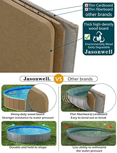 Jasonwell Foldable Dog Pet Bath Pool Collapsible Dog Pet Pool Bathing Tub Kiddie Pool Doggie Wading Pool for Puppy Small Medium Large Dogs Cats and Kids 71" Grey - Image 5