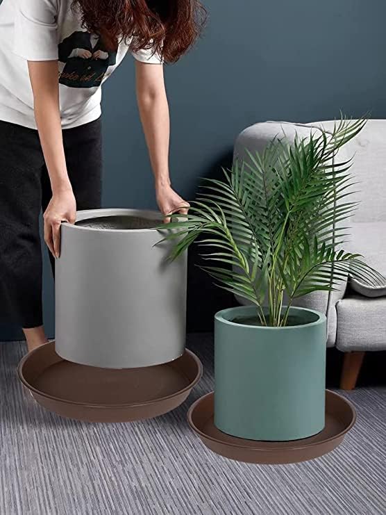 6 Pack of 8 inch Plant Saucer, Heavy Duty Plastic Plant Water Tray 8 inch Round - Image 6