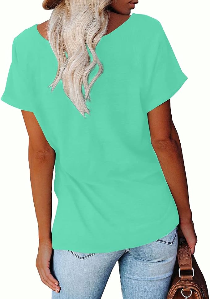 NIUBIA Women's T Shirts Summer Tops Simple Heart Graphic Shirts Sayings Short - Image 3