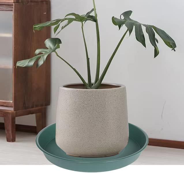 4 Pack of 18 19 inch Plant Saucer Drip Tray, Heavy Duty Large Deep Plant Saucers - Image 5
