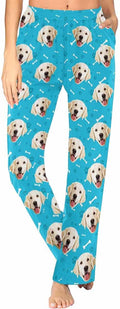 Custom Face Pajamas Pants Personalized Sleepwear Bottoms by MyPupSocks