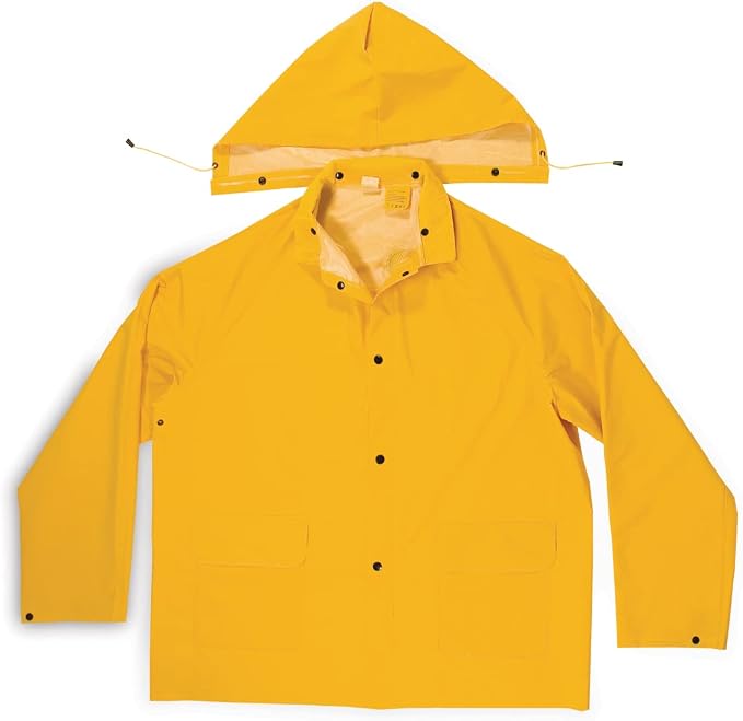 Custom Leathercraft mens Duty Clc 3 Piece Heavyweight Pvc Rain Suit Size X - Image 2