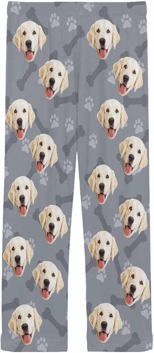 MyPupSocks Customized Face Pajamas Pants Photo Pajama Bottoms - Image 4