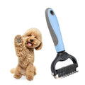 Double-Sided Pet Grooming Tool Undercoat Rake by Petsplicity