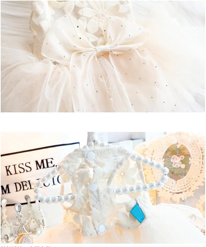 Fashion Sweet Puppy Dog Blingbling Princess Skirt Pet Dog Lace Cake Camisole - Image 7