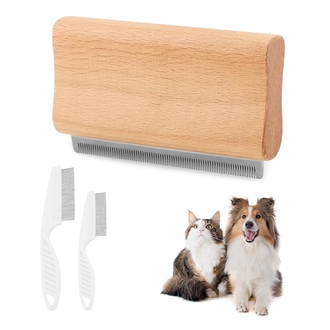 3pcs/pack Dog Brush for Shedding, Cat Brushes/Dog Brush Pet Hair Removal Tool by Unknown