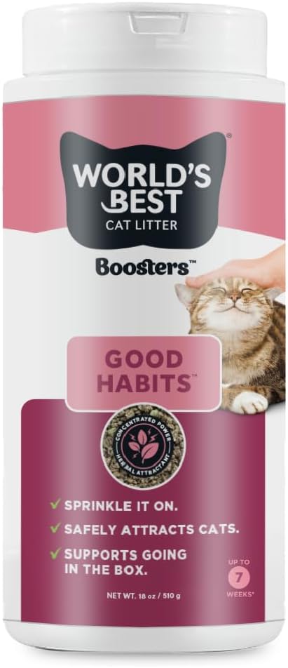 WORLD'S BEST CAT LITTER® Boosters™ Good Habits™ | Natural and Sustainable Cat by WorldsBestCatLitter