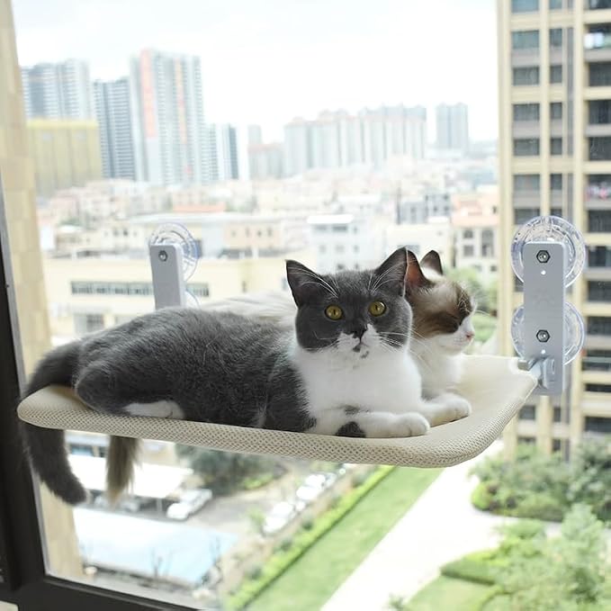 Smttzion Cat Window Perch for Large Cats, Heavy Duty Cat Hammock Window Seat - Image 7