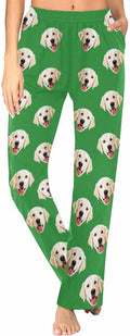 Custom Face Pajamas Pants Personalized Sleepwear Bottoms by MyPupSocks