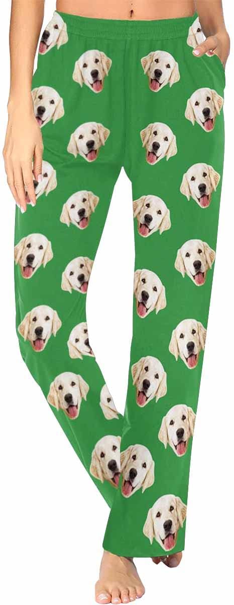 Custom Face Pajamas Pants Personalized Sleepwear Bottoms by MyPupSocks