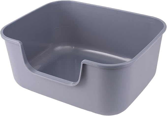 Large Cat Litter Box with High Sides, Cat Boxes by LoopTime