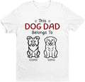 Personalized Family Shirt Gift for Dog Cat Dad Mom Pet Lovers on Fathers by Unknown