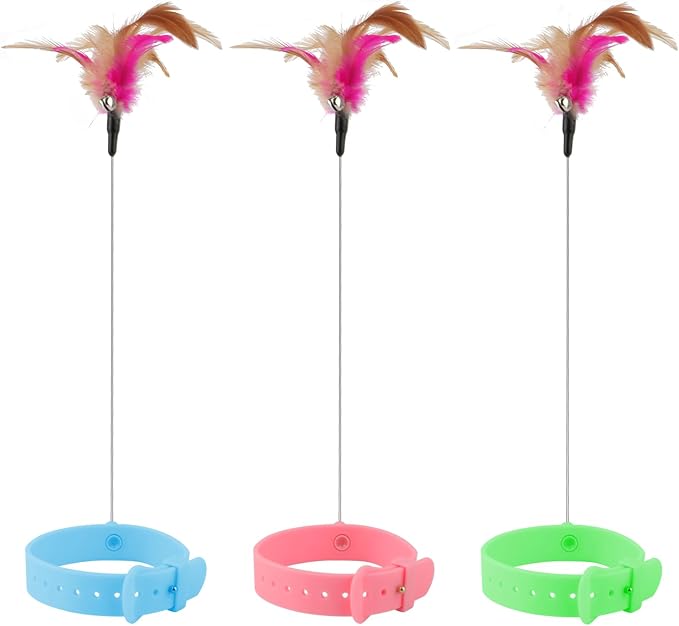 KALAMANDA Cat Collar Toy, Interactive Self Playing Toys by Unknown