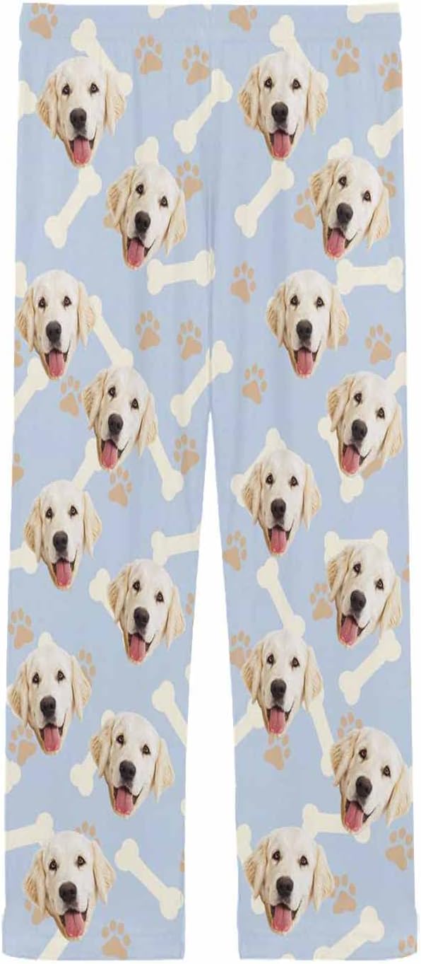 MyPupSocks Customized Face Pajamas Pants Photo Pajama Bottoms - Image 4
