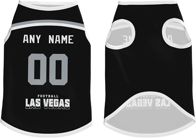 Las Vegas Custom Pet Jersey Dog Clothes Jersey Various Sizes Customized Any - Image 3