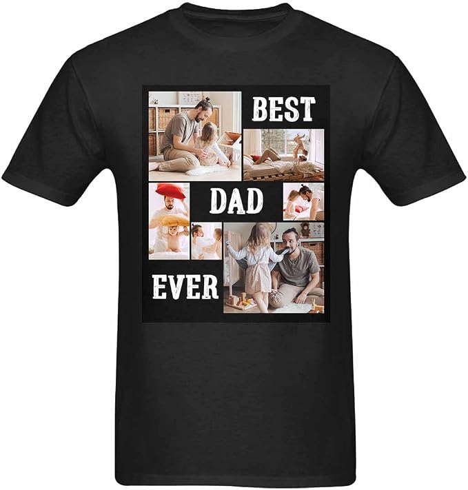 Custom T Shirts with Face Photo Text Pet Shirt - Image 3