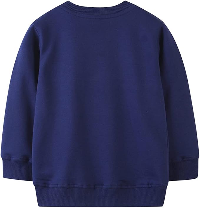 RETSUGO Toddler Baby Girls Sweatshirts Casual Pullover Crewneck Winter Long - Image 3