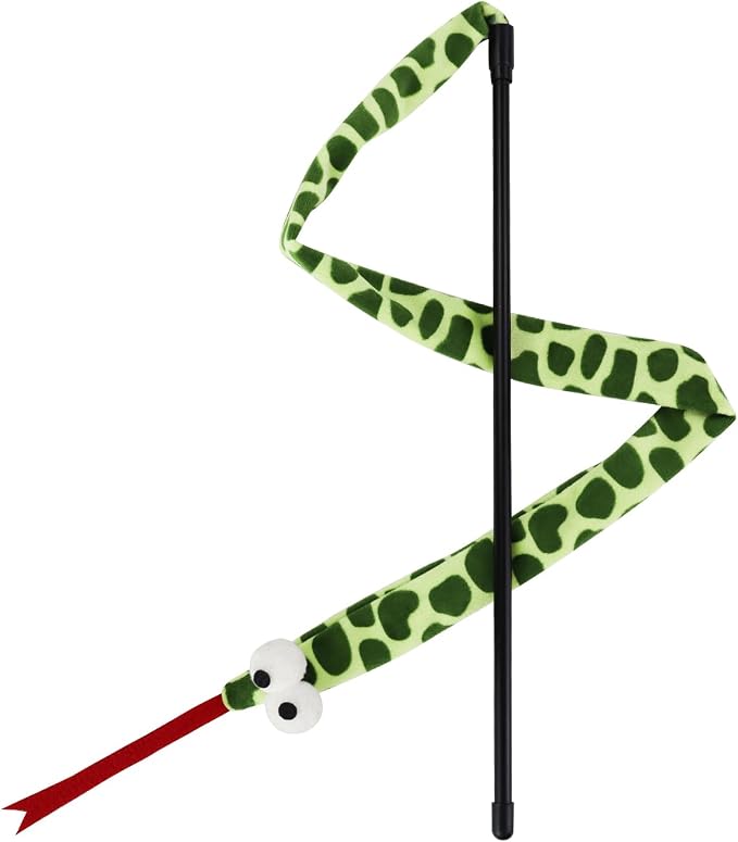 Andiker Cat Wand Toy, 44 Inches Plush Cats Snake Toys by Andiker-ServingforYou