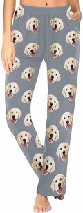 Custom Face Pajamas Pants Personalized Sleepwear Bottoms by MyPupSocks