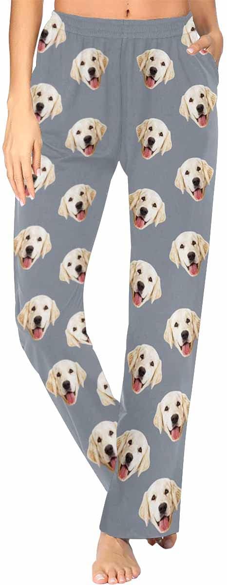 Custom Face Pajamas Pants Personalized Sleepwear Bottoms by MyPupSocks