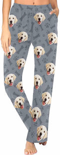 Custom Face Pajamas Pants Personalized Sleepwear Bottoms by MyPupSocks
