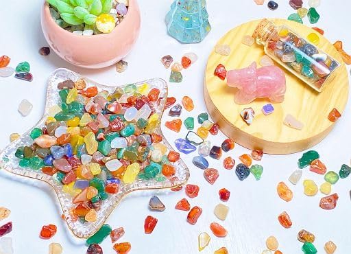 YATOJUZI Colorful Agate 1LB Aquarium Gravel Rocks Mix-color Bulk Wholesale - Image 3