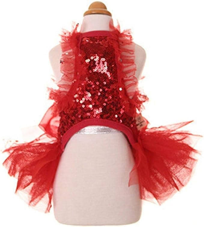 Fashion Sweet Puppy Dog Blingbling Princess Skirt Pet Dog Lace Cake Camisole - Image 2