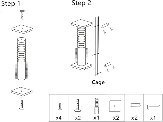 SHENGOCASE 2-Pack Cat Scratching Post - Image 6