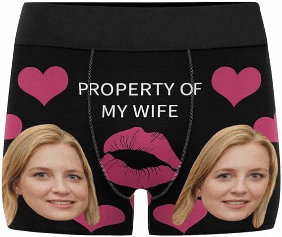 M YESCUSTOM Custom Faces Funny Short Briefs Gift by MYESCUSTOM