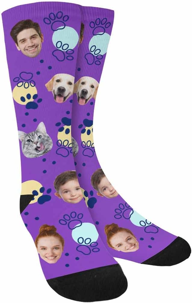 Artsadd Custom Pajamas for Women Men Family, Personalized Face Pjs Pajama Pants - Image 6