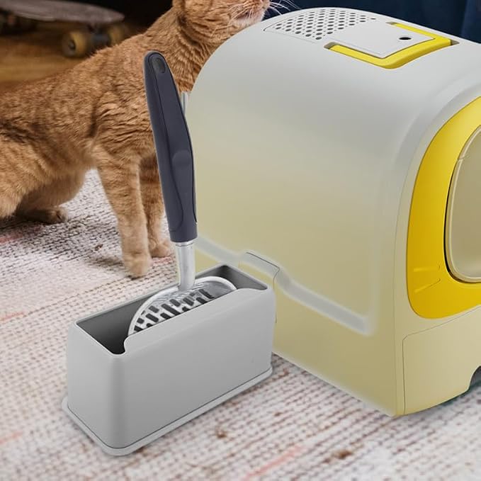 POPETPOP Durable Cat Litter Scoop Holder- Universal Litter Scooper Stand - Image 7